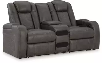 pwr rec loveseat/con/adj hdrst  