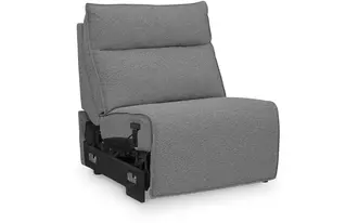 Ashley  pwr armless rec w/adj headrest in 