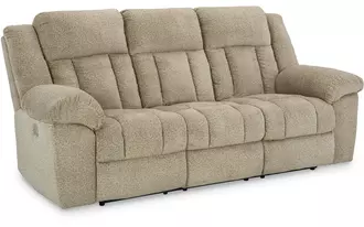 pwr rec sofa with adj headrest  