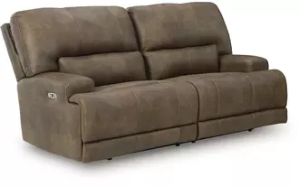 2 seat pwr rec sofa adj hdrest  