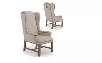 tower high back wing chair 