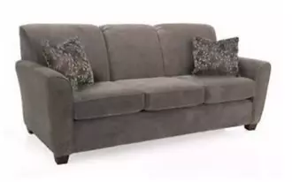 sofa - ivory microfibre