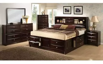 plasma chest 6 drawers black  in  by lifestyle