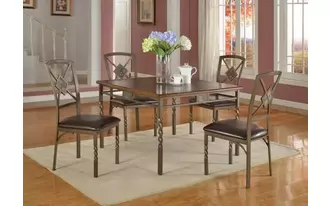 call warehouse to stock check&buildside chair - 2pk, upholstered, finish: dark walnut  in  by lifestyle