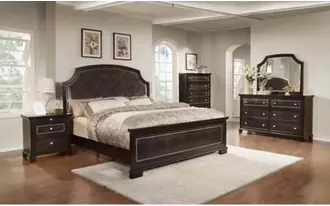 king cal king panel headboard dark espresso 