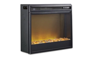 W100-02 Entertainment Accessories FIREPLACE INSERT GLASS/STONE