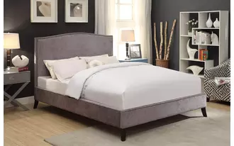 king grey hdbd ftbd with slats  in  by lifestyle