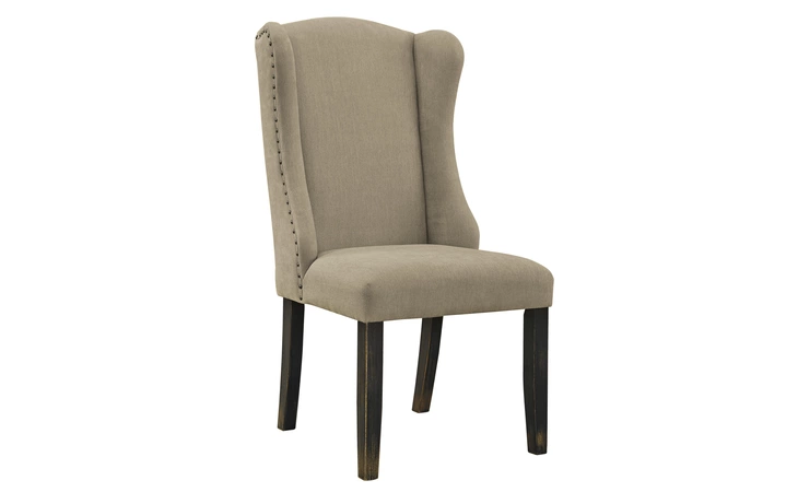 D657-02  DINING UPH SIDE CHAIR (2 CN)