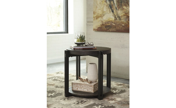 T857-6  ROUND END TABLE WINNIECONI