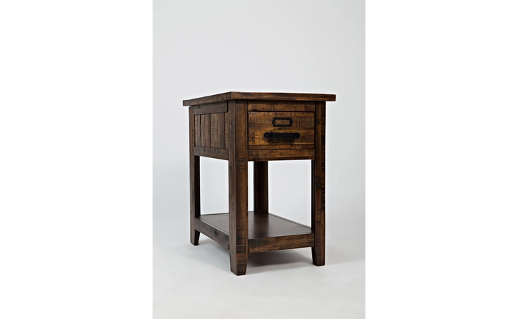 1510-7 CANNON VALLEY COLLECTION CHAIRSIDE TABLE- DRAWER AND SHELF CANNON VALLEY COLLECTION