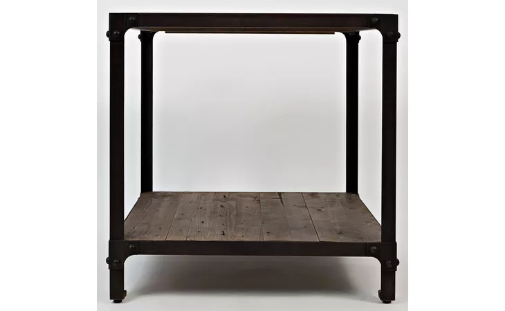 1540-3 FRANKLIN FORGE COLLECTION INDUSTRIAL END TABLE W SHELF