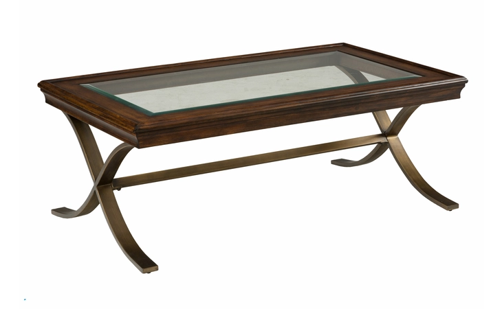 834-1 MADAKET COLLECTION COFFEE TABLE W CURVED LEGS