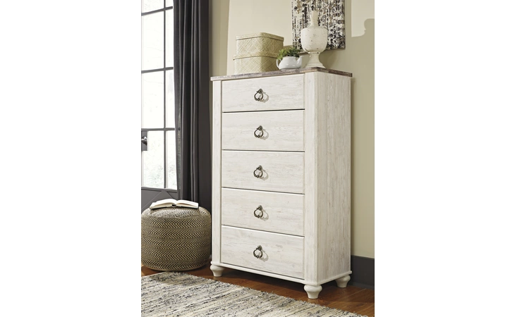 B267-46 Willowton FIVE DRAWER CHEST