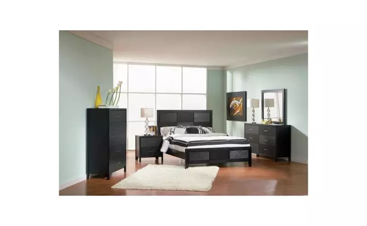 201651KW-S4  GROVE TRANSITIONAL CALIFORNIA KING FOUR-PIECE BEDROOM SET