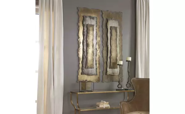 jaymes metal wall panel by uttermost