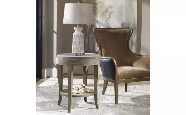 deka side table by uttermost