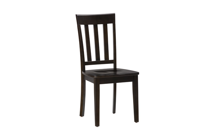 552-319KD SIMPLICITY COLLECTION SLAT BACK SIDE CHAIR (2/CTN) SIMPLICITY COLLECTION