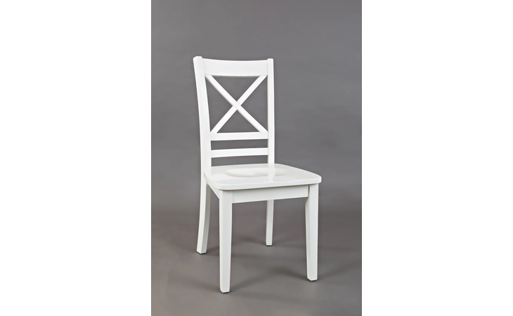 652-806KD SIMPLICITY COLLECTION X BACK SIDE CHAIR (2/CTN) SIMPLICITY COLLECTION