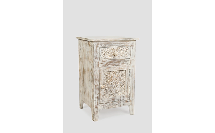 1730-50 GLOBAL ARCHIVE COLLECTION HAND-CARVED ACCENT TABLE W/DRAWER, CABINET GLOBAL ARCHIVE COLLECTION