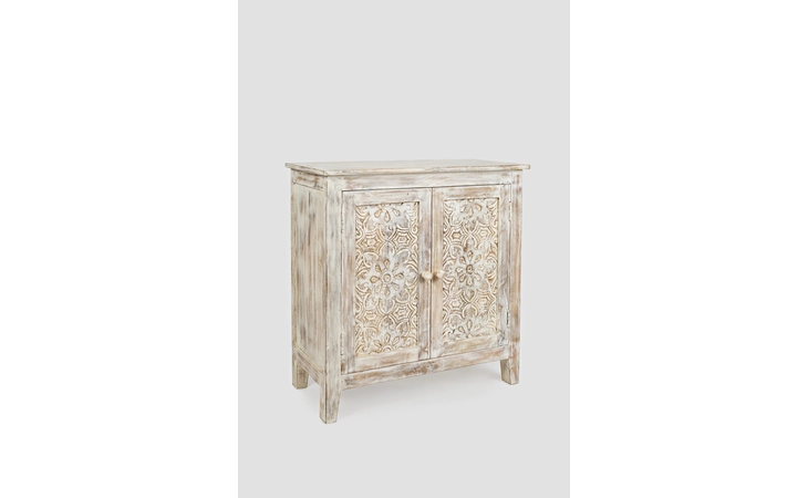 1730-56 GLOBAL ARCHIVE COLLECTION HAND-CARVED ACCENT CHEST W/2 DOORS GLOBAL ARCHIVE COLLECTION