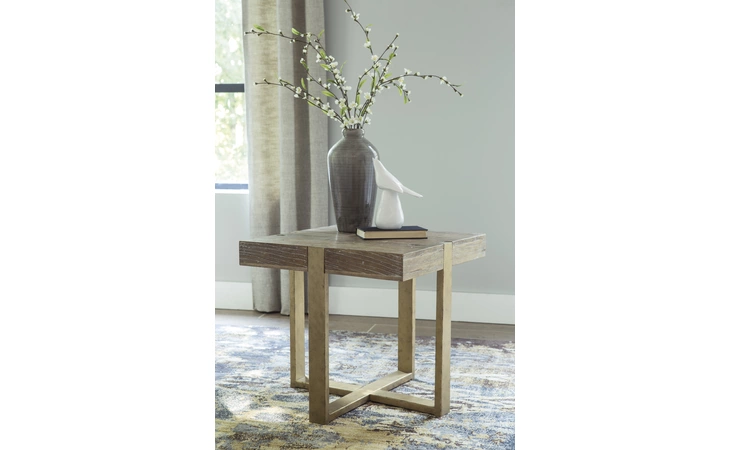 T945-2 PALUXY SQUARE END TABLE PALUXY