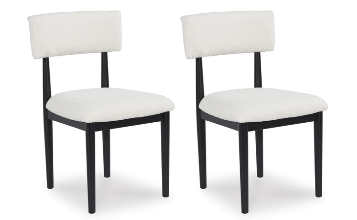 Xandrum SIDE CHAIR (RTA) (2 CTN) ASHLEY Black D42902