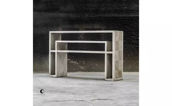 genara console table by uttermost