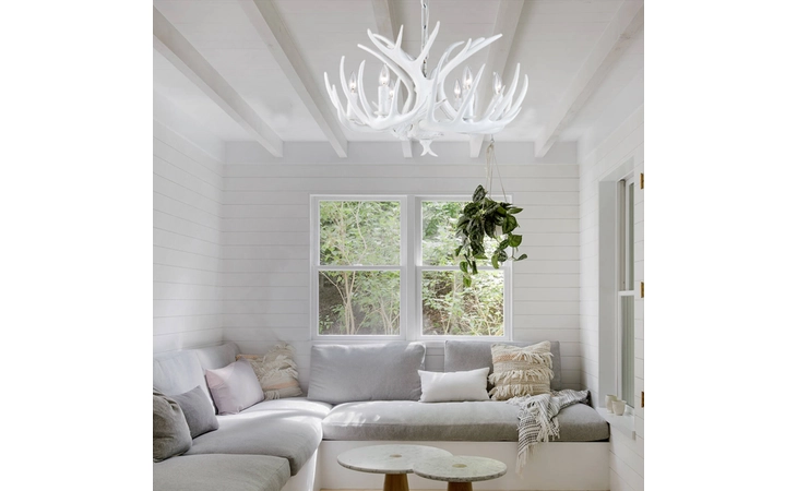 IL07WH ANTLER LIGHTING BETHEL INTERNATIONAL  IL07WH