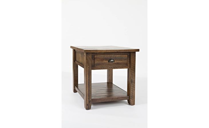 1742-3 ARTISAN'S CRAFT COLLECTION END TABLE W/DRAWER, SHELF ARTISAN'S CRAFT COLLECTION