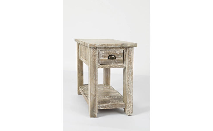 1743-7 ARTISAN'S CRAFT COLLECTION CHAIRSIDE TABLE W/DRAWER, SHELF ARTISAN'S CRAFT COLLECTION