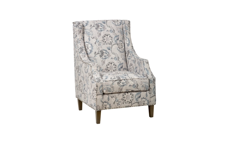 WESTBROOK-CH-SLATE WESTBROOK CHAIR ACCENT CHAIR W/ANTIQUE PATTERN  FABRIC WESTBROOK CHAIR