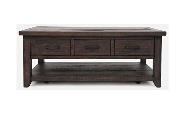 1700-11 MADISON COUNTY COLLECTION HARRIS 3 DRAWER COFFEE TABLE - CASTERED MADISON COUNTY COLLECTION