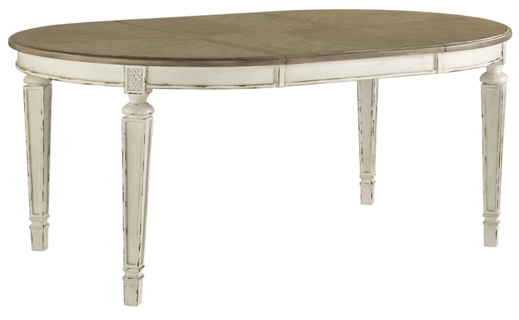 D743-35 Realyn OVAL DINING ROOM EXT TABLE