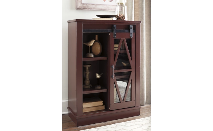 A4000134 BRONFIELD ACCENT CABINET BRONFIELD RED