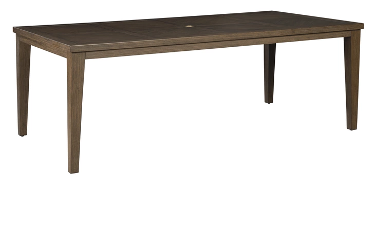 P750-625 Paradise Trail RECT DINING TABLE W UMB OPT