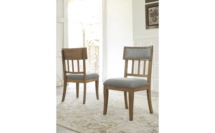 D725-01 Ollesburg - Brown DINING UPH SIDE CHAIR (2/CN)