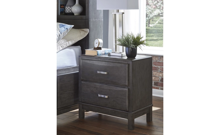B476-92 Caitbrook TWO DRAWER NIGHT STAND