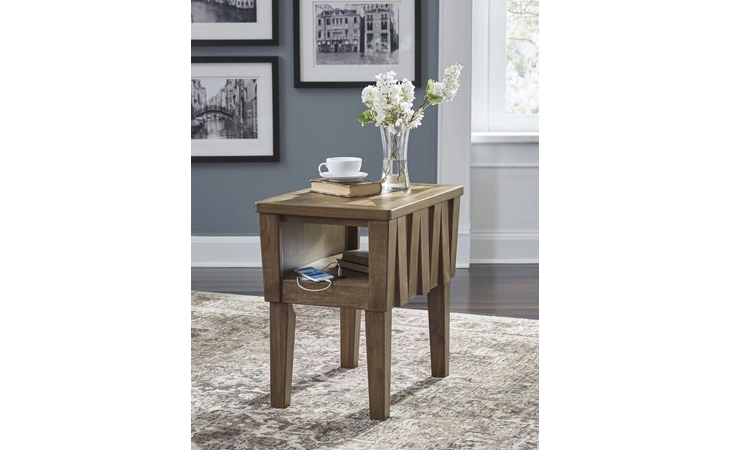 T783-7 ROWENBECK CHAIR SIDE END TABLE ROWENBECK