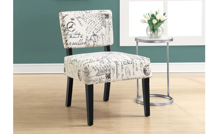 I8286  ACCENT CHAIR - VINTAGE FRENCH FABRIC
