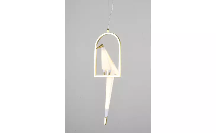 be10 led single pendant bird lt, 5w led 3000k, l8