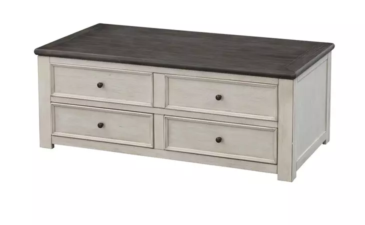 36534  ST. CLAIRE TWO DRAWER LIFT TOP COFFEE TABLE
