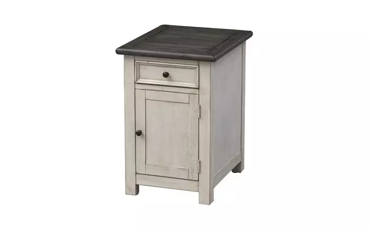 36537  ST. CLAIRE ONE DOOR ONE DRAWER CHAIRSIDE CABINET