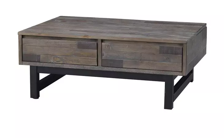 36542  HEARTLAND TWO DRAWER LIFT TOP COFFEE TABLE