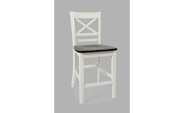 1806-BS395KD NATURE'S EDGE COLLECTION X-BACK STOOL (2/CTN) NATURE'S EDGE COLLECTION