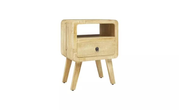 1730-11 HANDCRAFTED BY ARTISANS FROM AROUND THE WORLD NATHAN NATURAL ACCENT TABLE