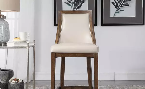 purcell counter stool by uttermost