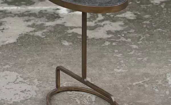 jessenia accent table, bluestone by uttermost