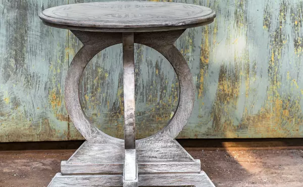 maiva side table, white by uttermost