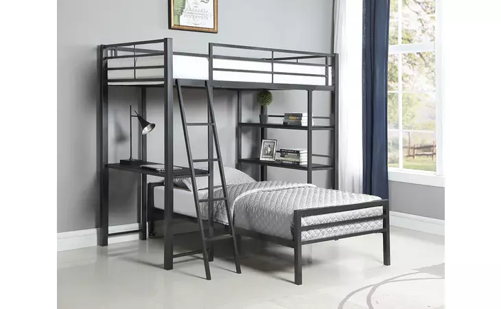 400961T TWIN WORKSTATION LOFT BED COASTER  400961T