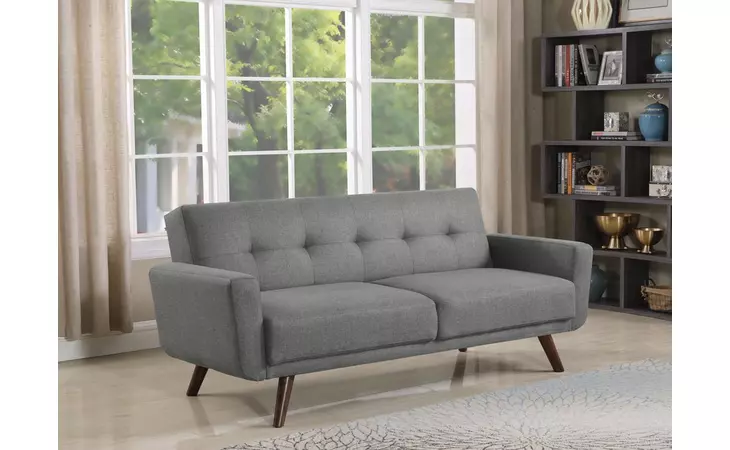 360139 MID-CENTURY MODERN GREY AND WALNUT SOFA BED COASTER  360139